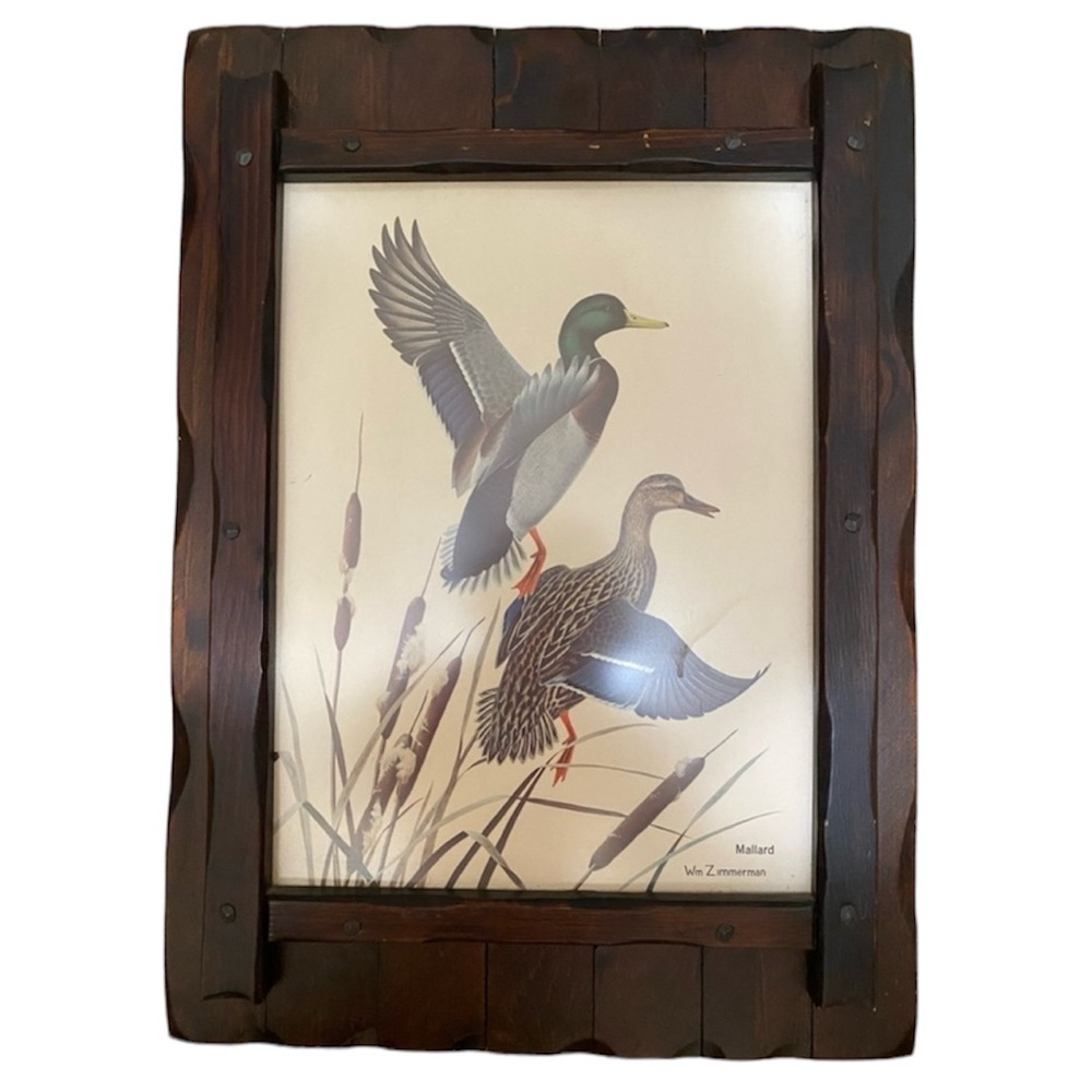 Mallard by the famous Wm Zimmerman artwork painting